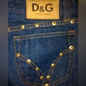 Dolce & Gabbana denim pencil skirt